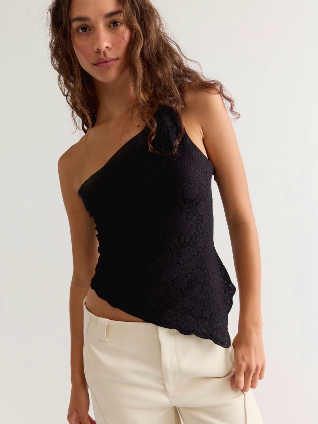 Free People Clover One Shoulder Top